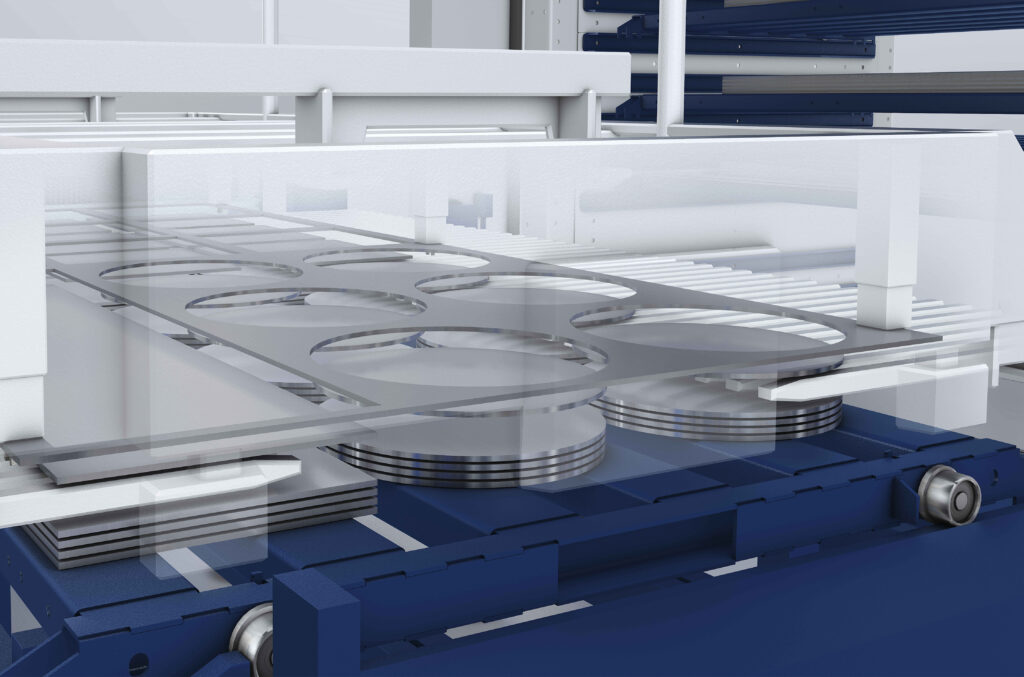 Automation components for 2D laser cutting machines