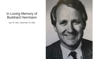 In Loving Memory of Burkhard Herrmann
