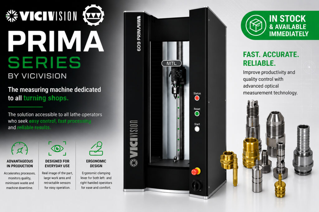 ViciVision PRIMA Series | Optical Measuring Machine for Turning Shops | Retecon