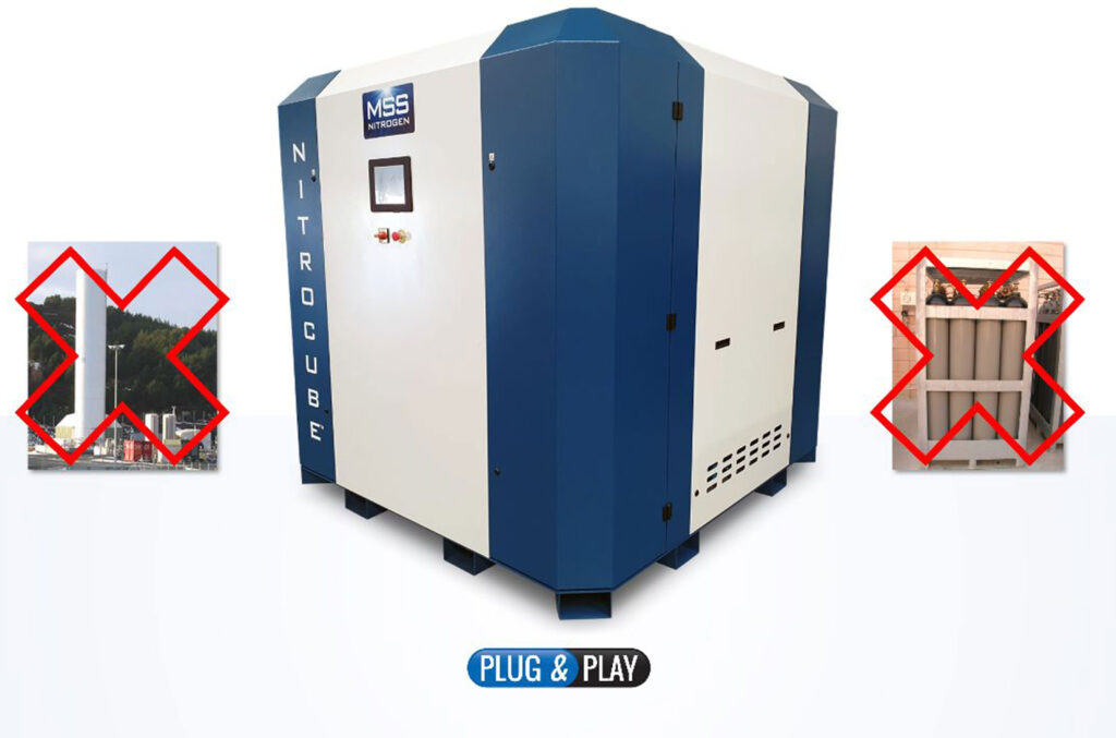 Unlock Higher Cutting Speeds with the MSS Nitrocube 3 – Nitrogen Generator for Fiber Lasers