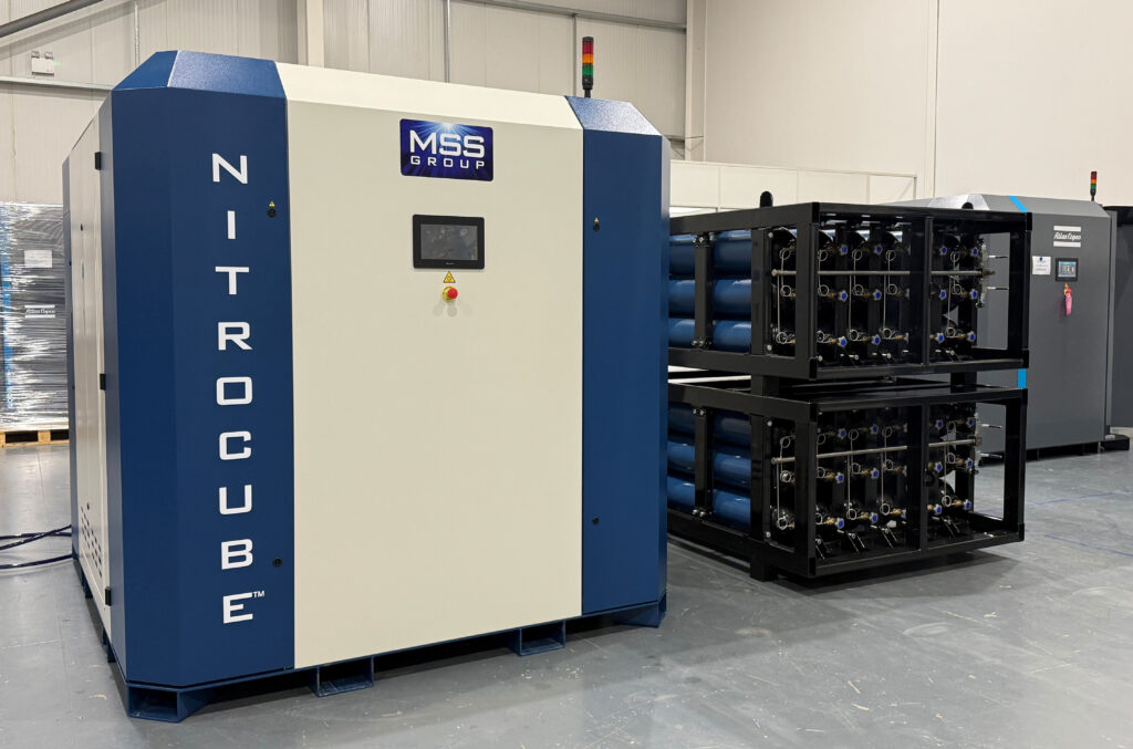 MSS Nitrocube ECO Nitrogen Generator | On-Site Nitrogen for Laser Cutting | Retecon